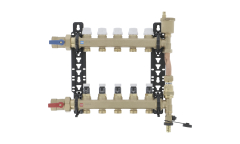 Collecteur laiton Caleffi s&eacute;rie S2 1'' pour plancher chauffant